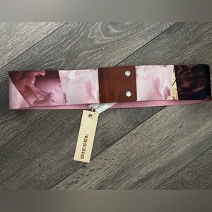 Diesel Pink Women's Belt- Stretch - BNWT -80cm